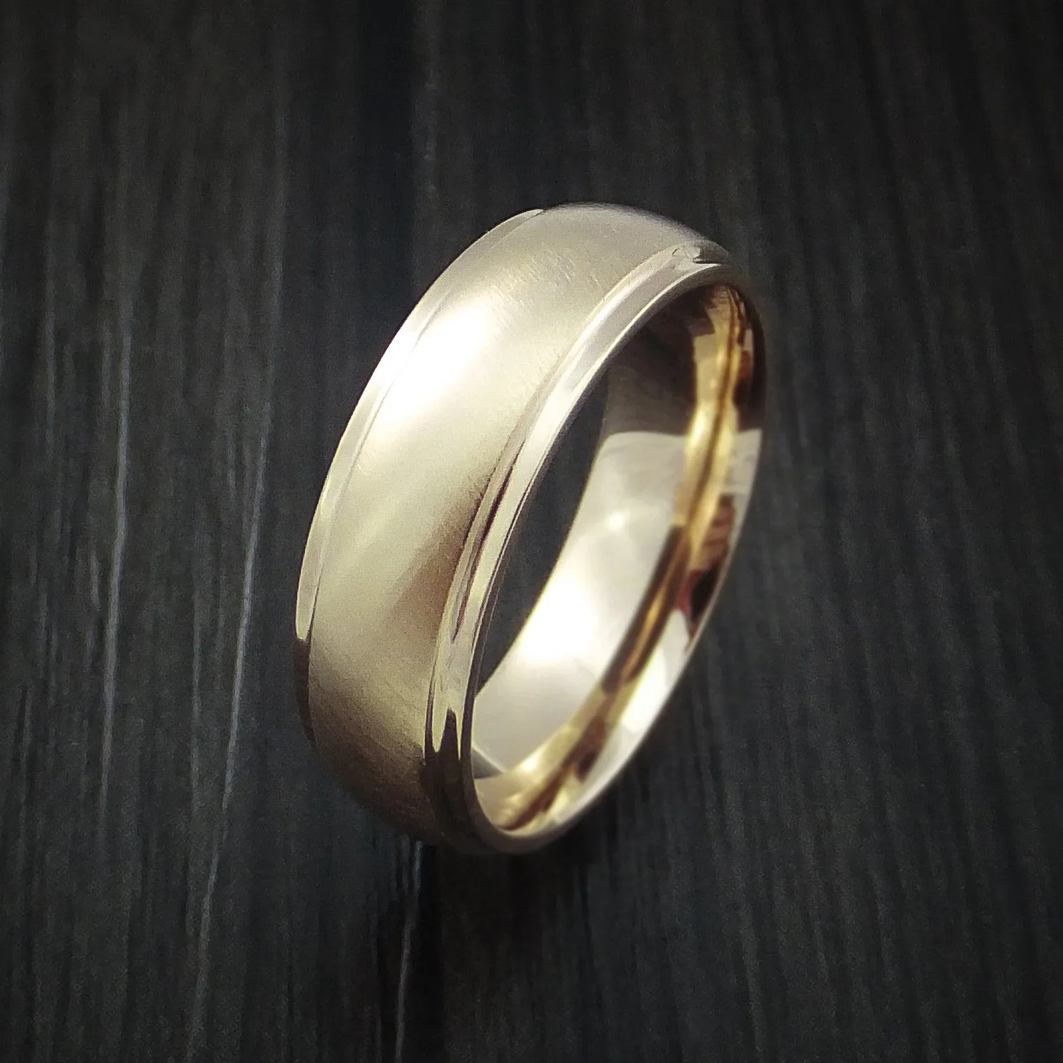 14K Rose Gold Classic Style Wedding Men's Band Custom Made