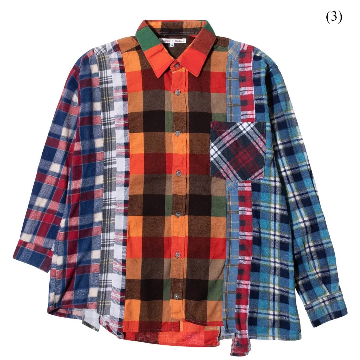 7 CUTS FLANNEL SHIRT FW21 (X-SMALL / MULTIPLE STYLES)