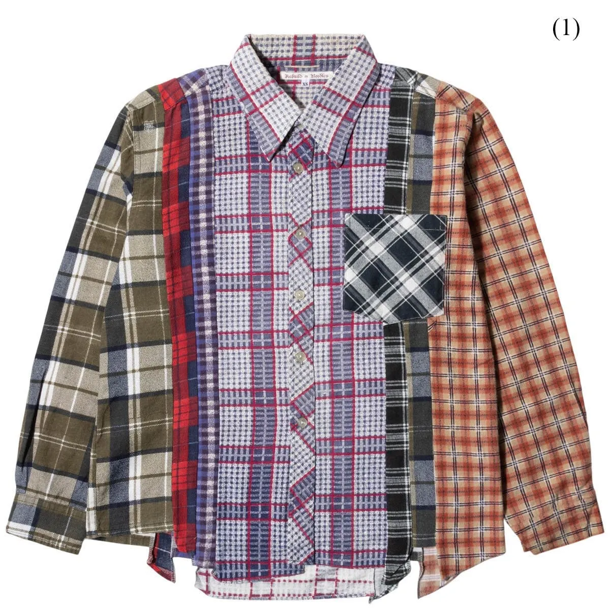 7 CUTS FLANNEL SHIRT FW21 (X-SMALL / MULTIPLE STYLES)