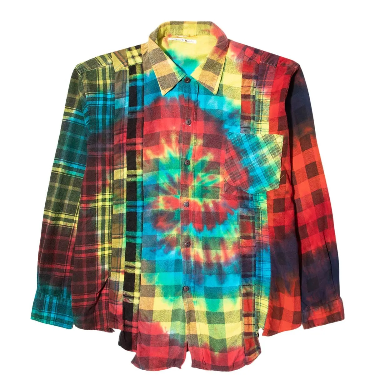 7 CUTS FLANNEL TIE DYE SHIRT FW20 19