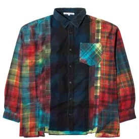 7 CUTS FLANNEL TIE DYE SHIRT FW20 21