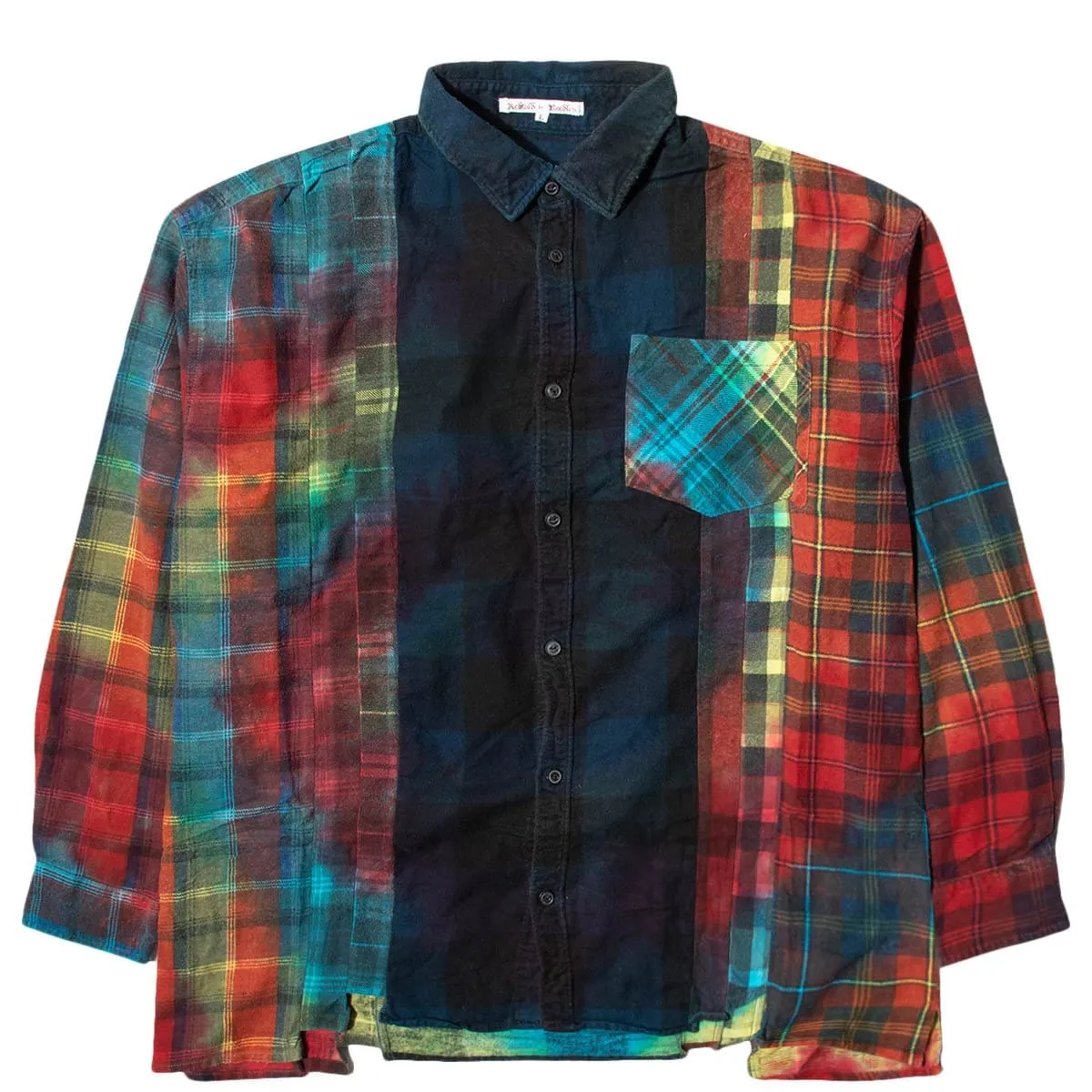 7 CUTS FLANNEL TIE DYE SHIRT FW20 21