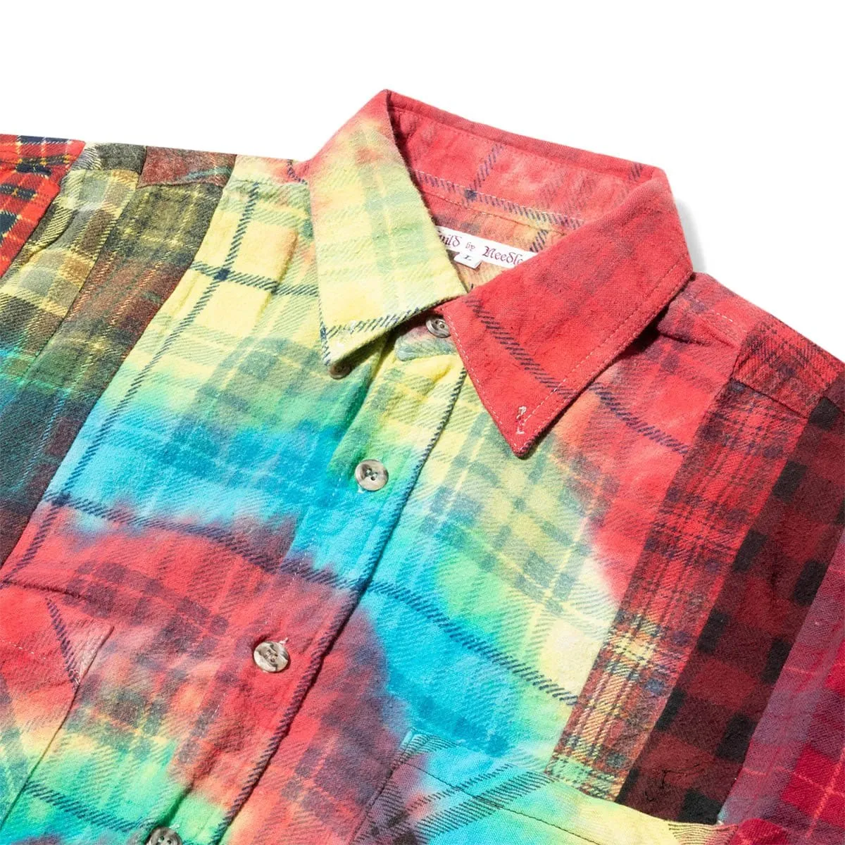 7 CUTS FLANNEL TIE DYE SHIRT FW20 22