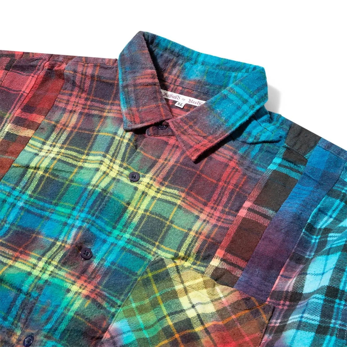 7 CUTS FLANNEL TIE DYE SHIRT FW20 25