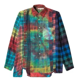 7 CUTS FLANNEL TIE DYE SHIRT FW20 4