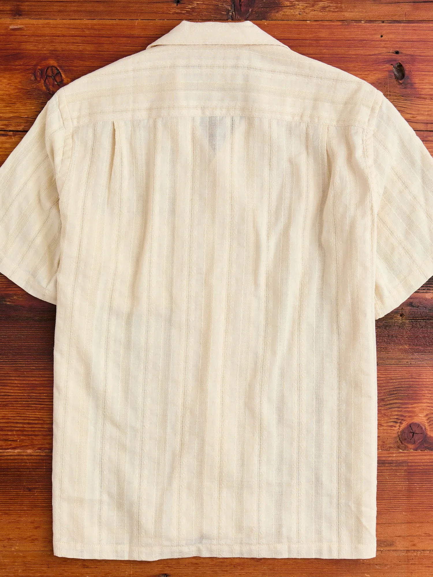 Almada Button-Up Shirt in Ecru