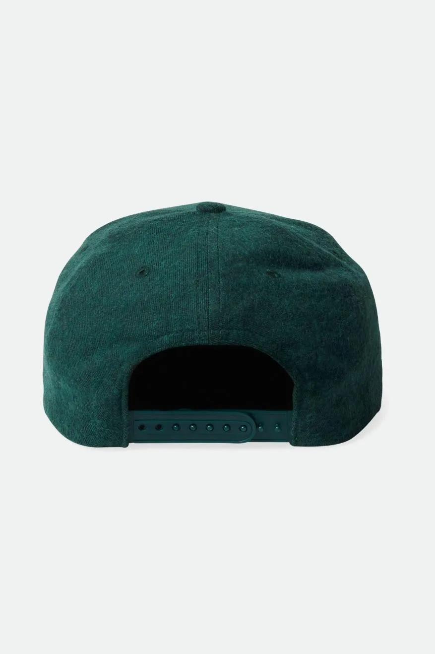 Alpha Square Netplus MP Snapback - Pine Needle/White