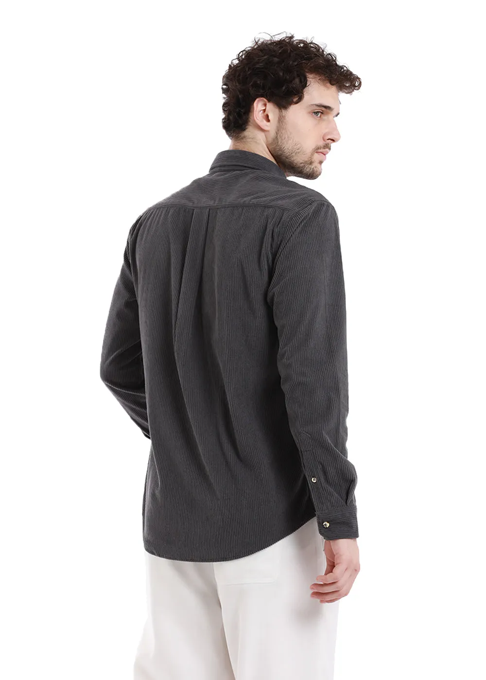 Anchor Grey Corduroy Shirt