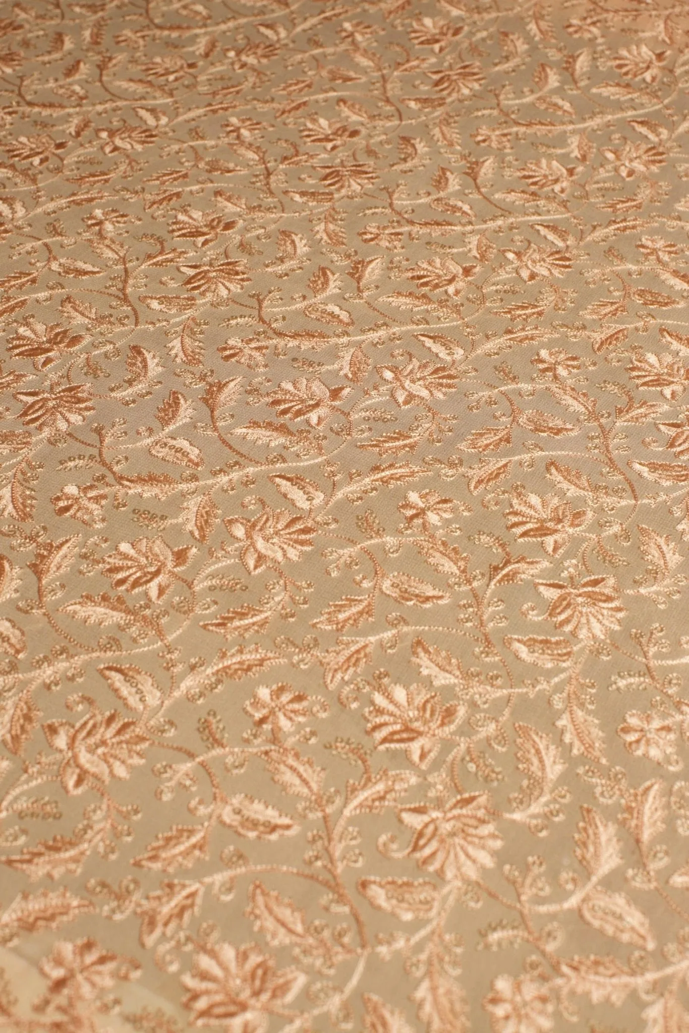 APRICOT EMBROIDERED SILK B32-44