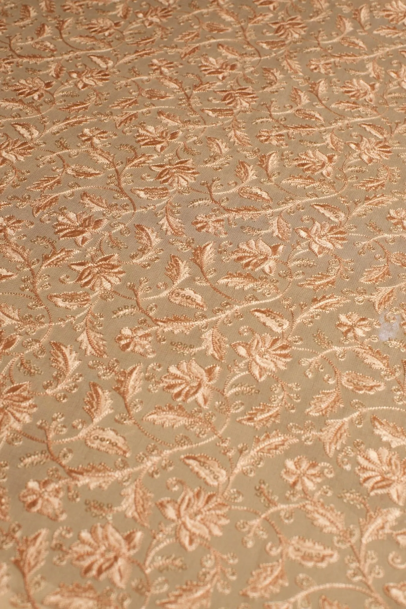 APRICOT EMBROIDERED SILK B32-44