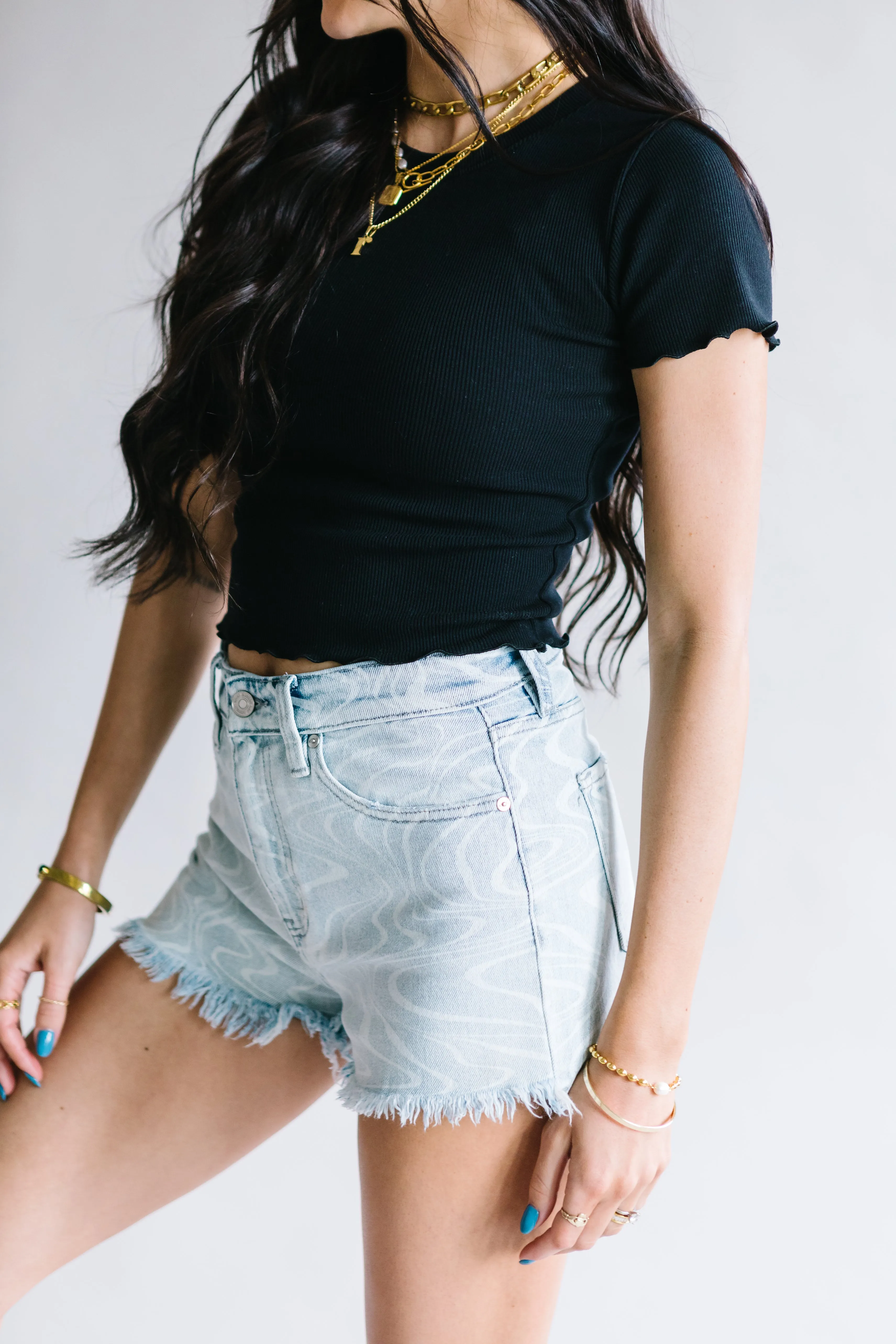August Patterned Shorts by Kancan