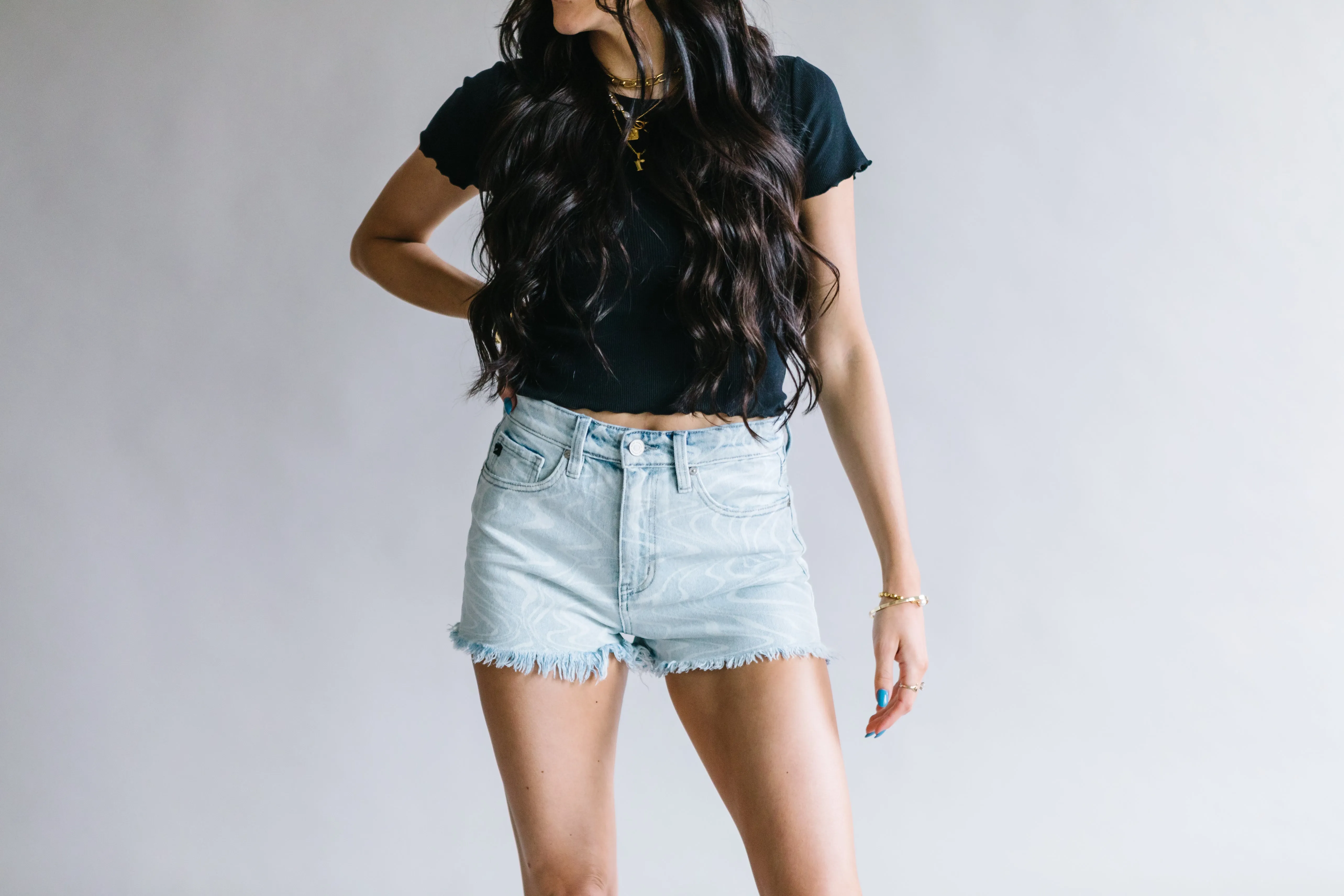 August Patterned Shorts by Kancan