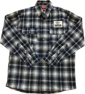 Baker Jolly Man Flannel Ls Size: SMALL Navy