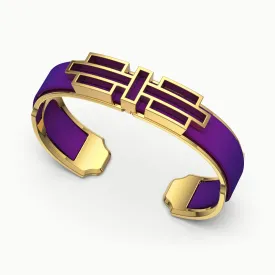 Ban Zu Silk Cuff - Orchid Purple
