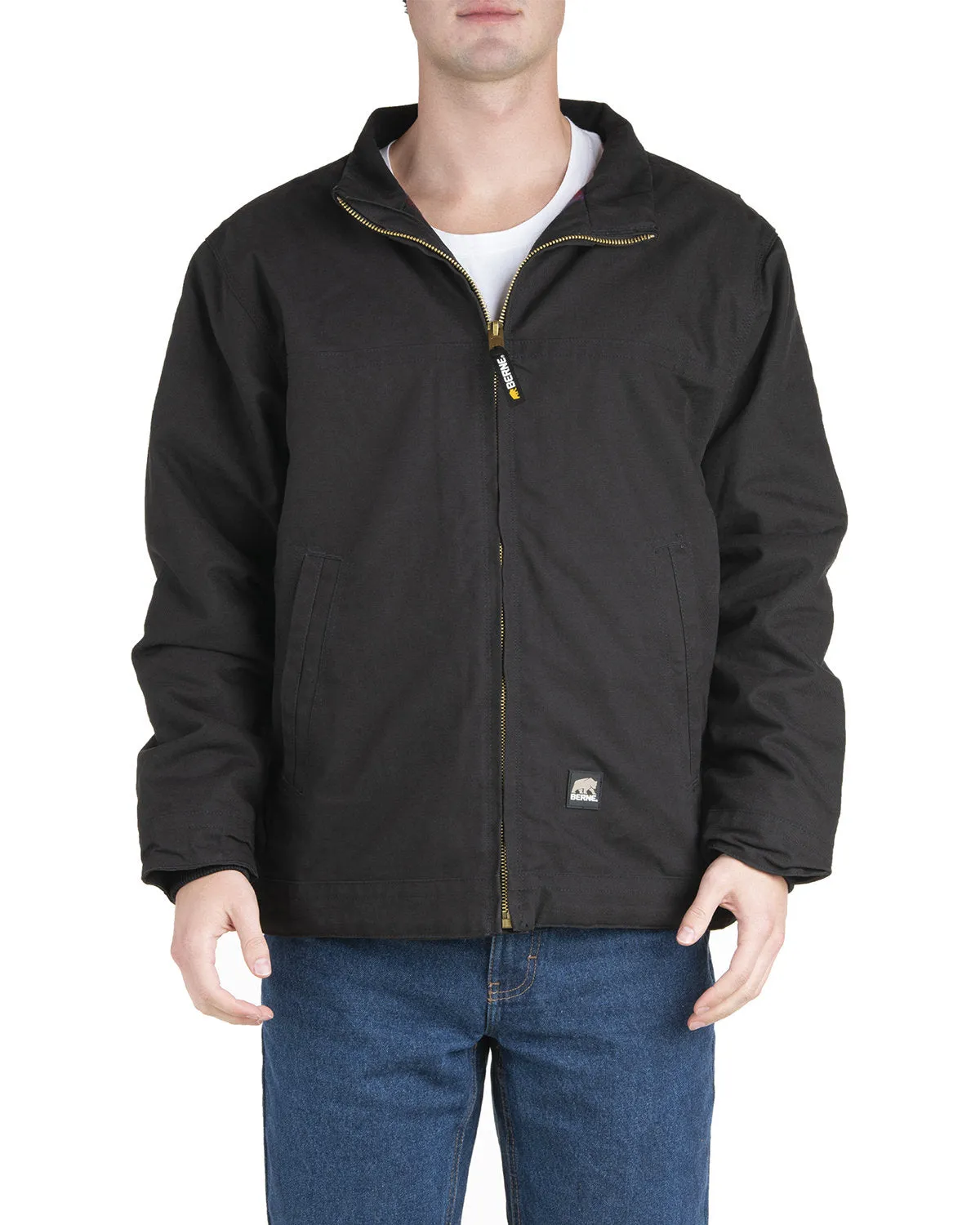 Berne Men's Flagstone Flannel-Lined Duck Jacket