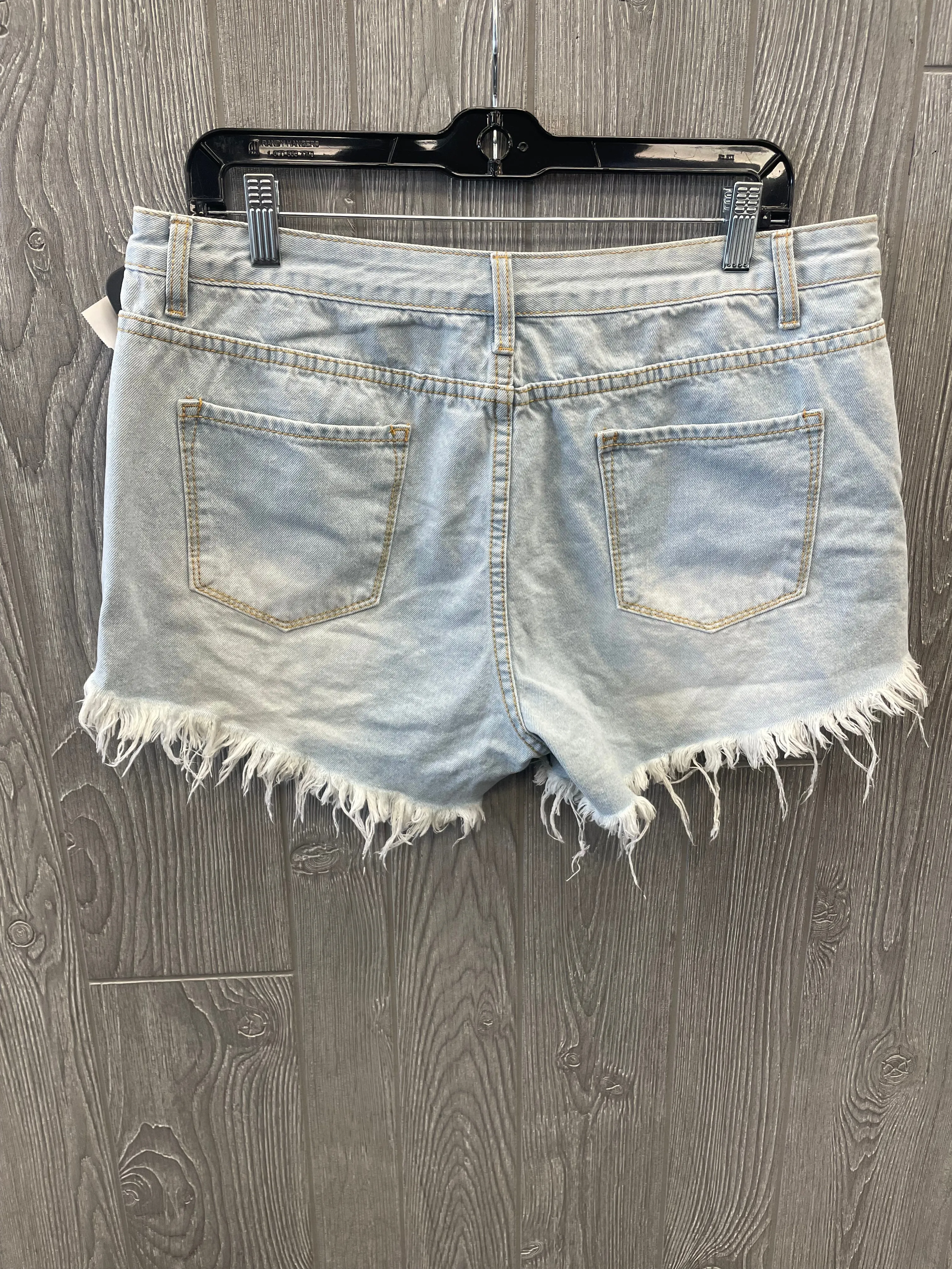 Blue Denim Shorts Shein, Size 14