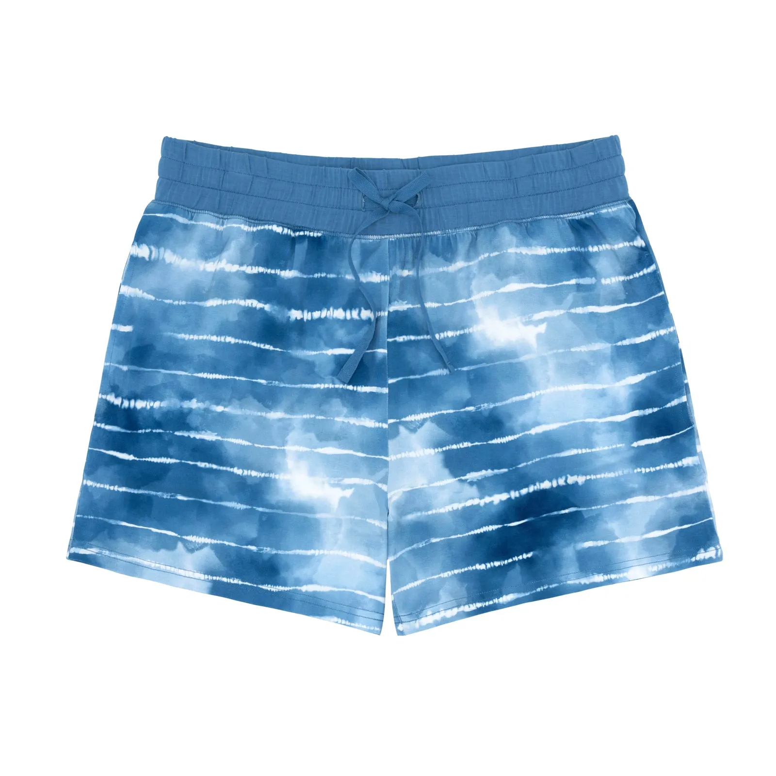 Blue Tie Dye Dreams Women's Pajama Shorts