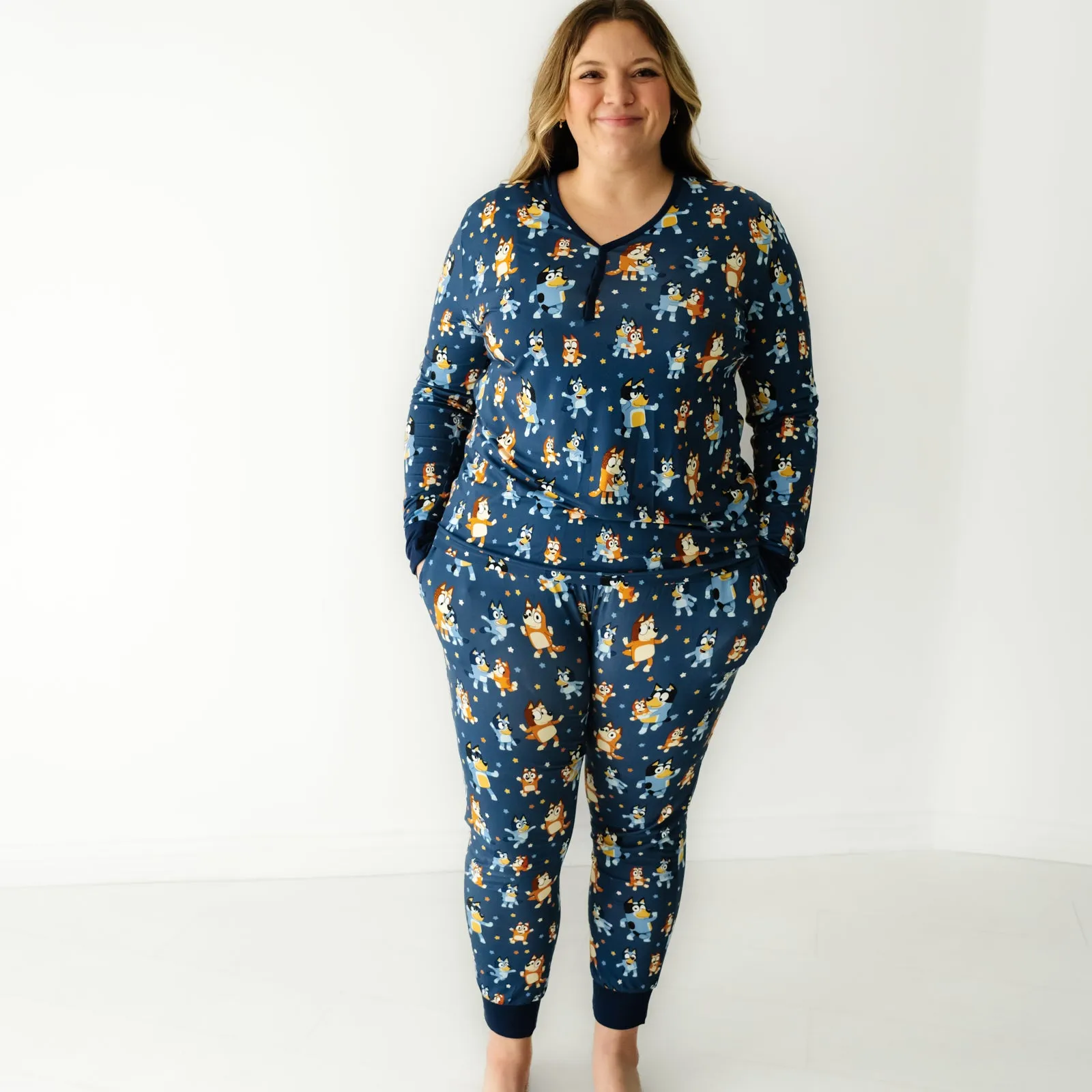 Bluey Dance Mode Women's Pajama Top