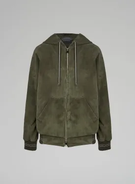 BOMBER IN SUEDE