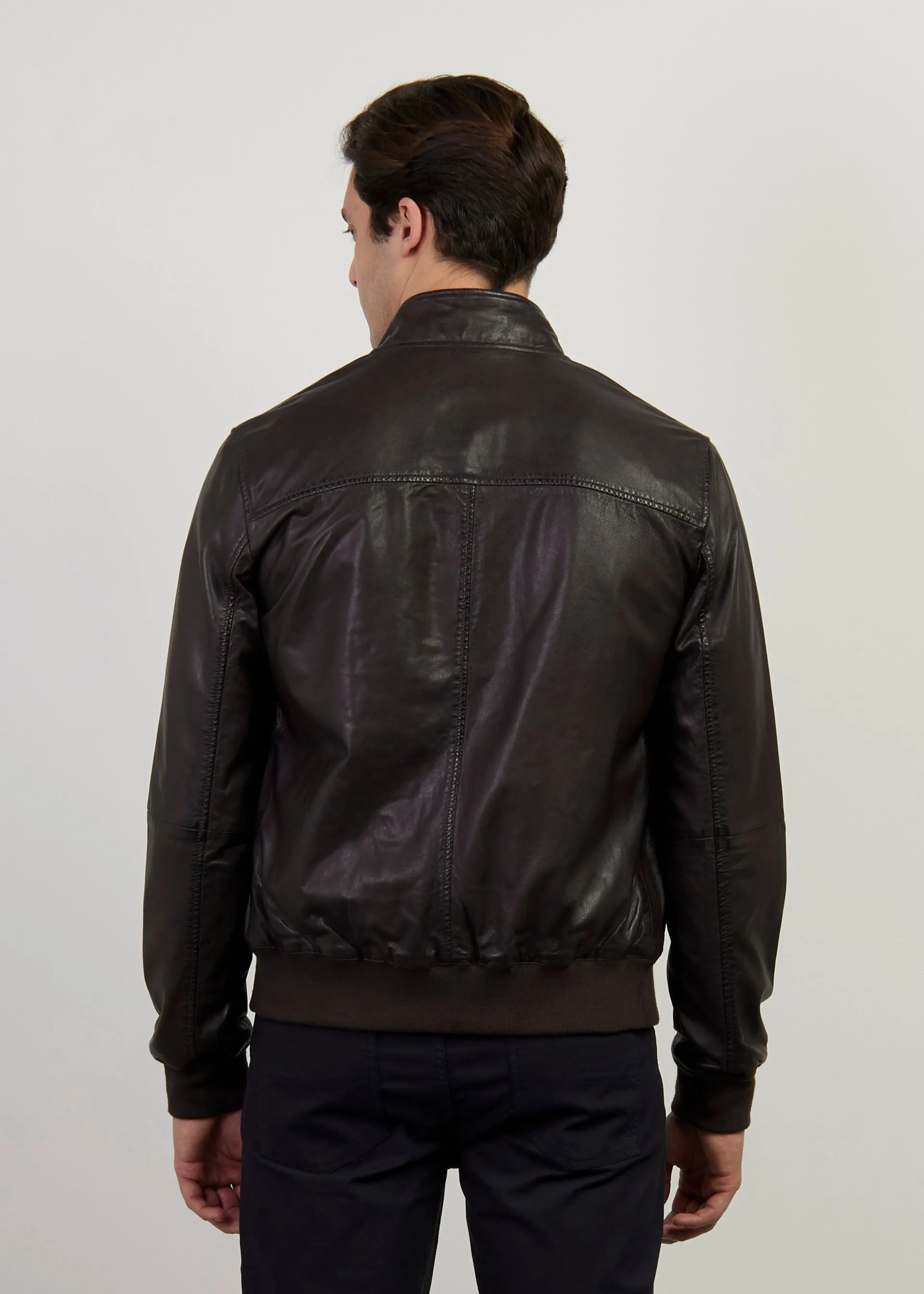 Bomber in vera pelle