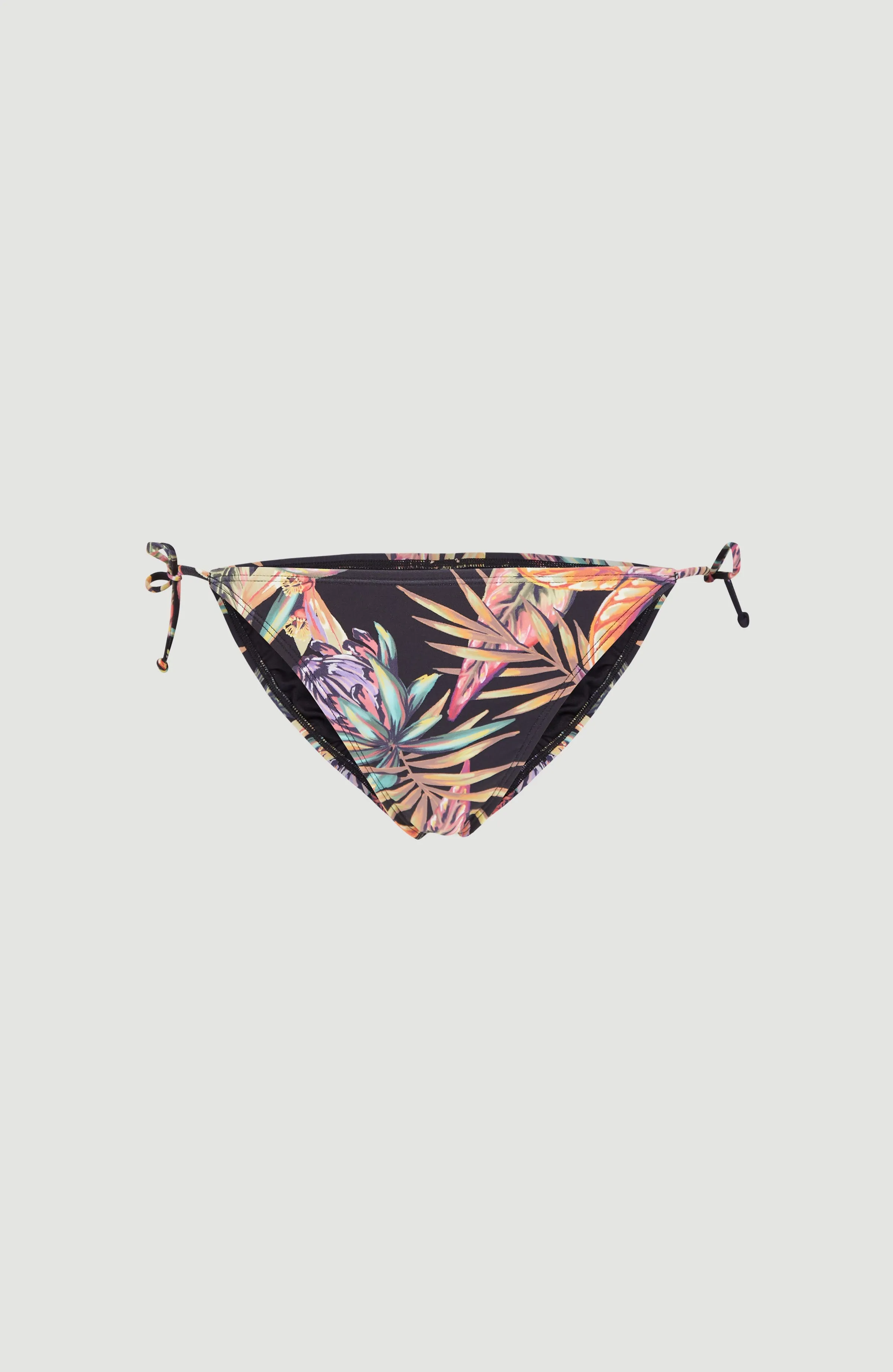 Bondey Bikini Bottoms | Black Tropical Flower