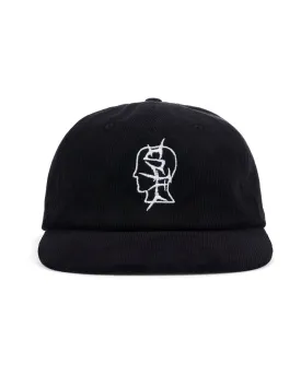 Brain Dead x Sound and Fury 6 Panel Corduroy Hat - Black
