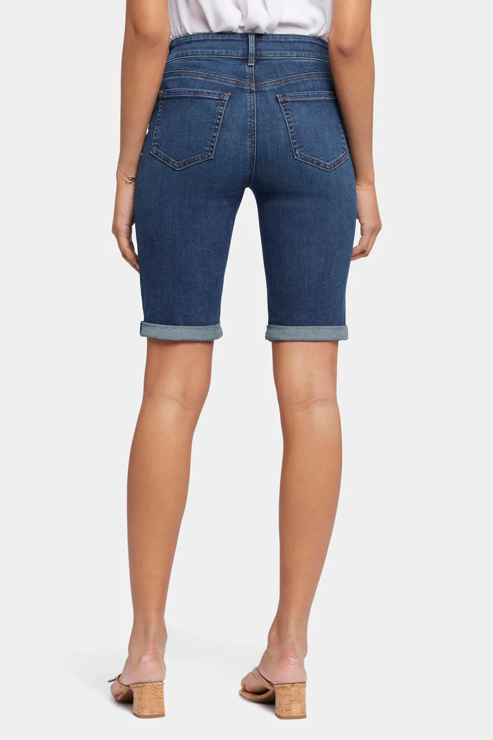 Briella 11 Inch Denim Shorts - Gold Coast