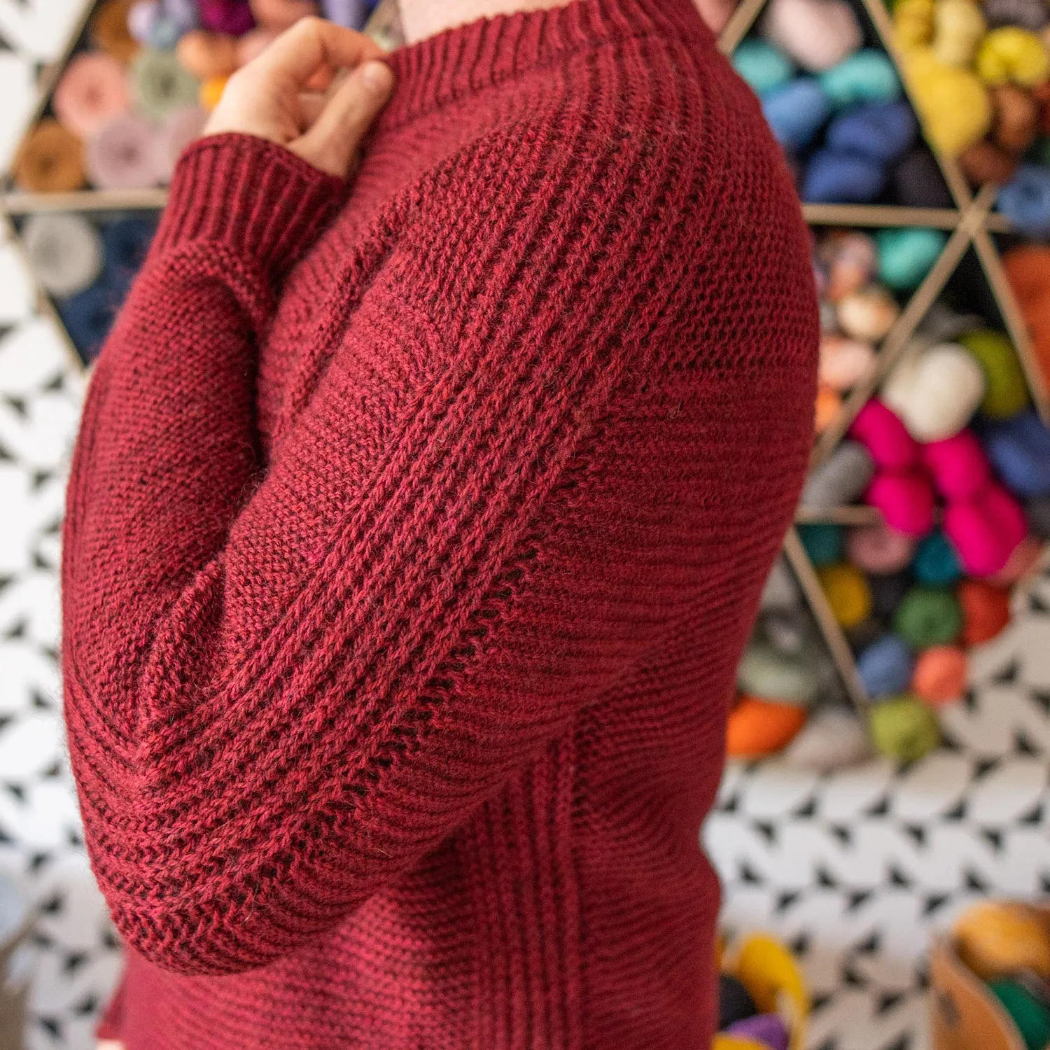 BRIOGARTER SWEATER - MARINIÈRE