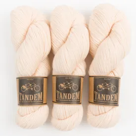 BRIOGARTER SWEATER - WHITE PEACH