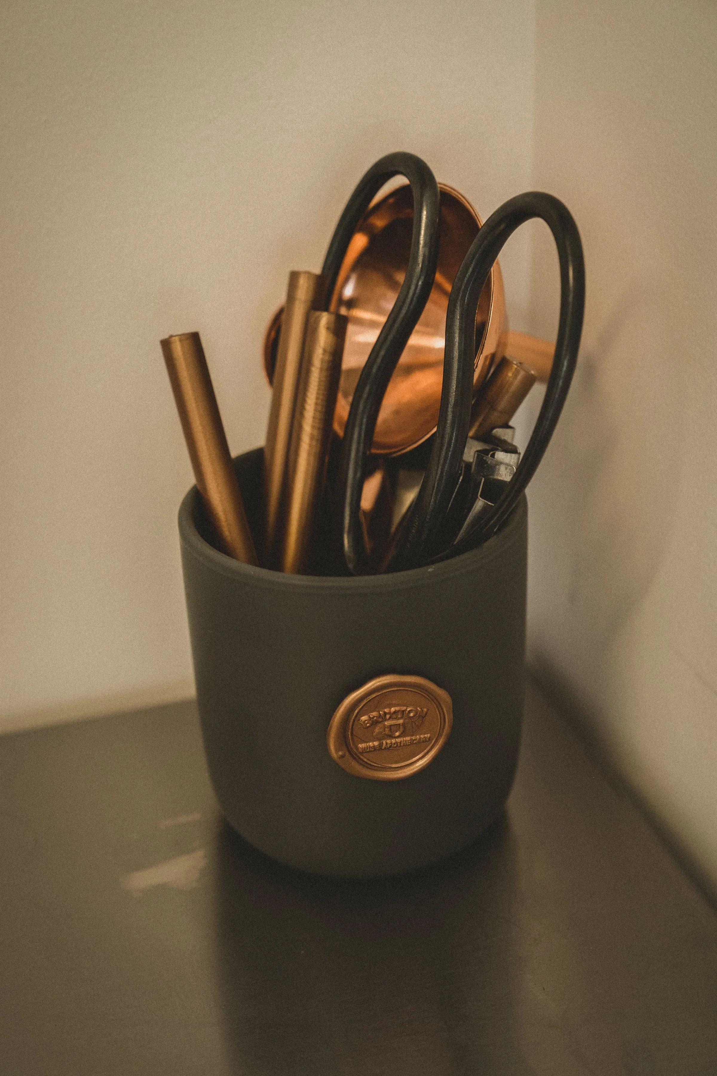 Brixton x Muse Flannel Scented Candle - Gunmetal