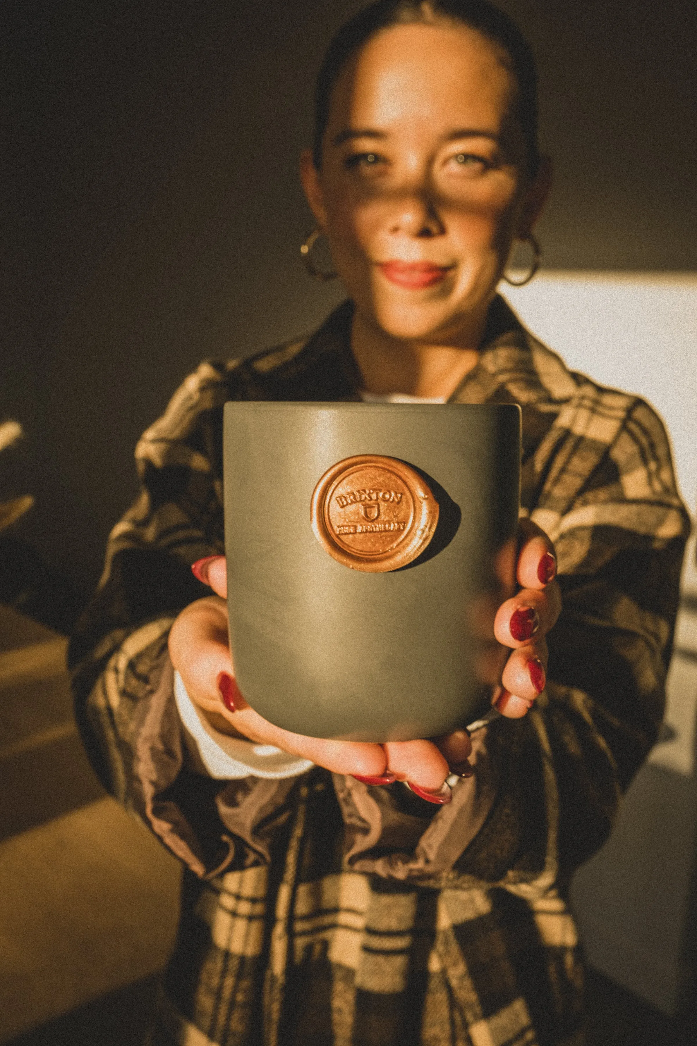 Brixton x Muse Flannel Scented Candle - Gunmetal