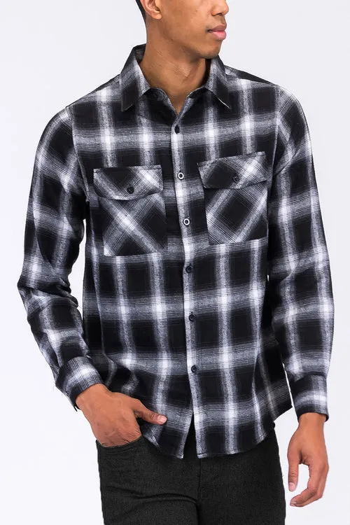 BRUSHED FLANNEL SHIRT