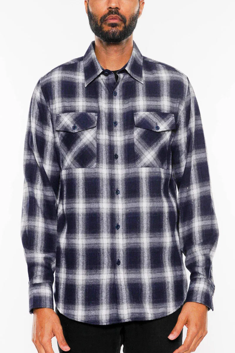 BRUSHED FLANNEL SHIRT