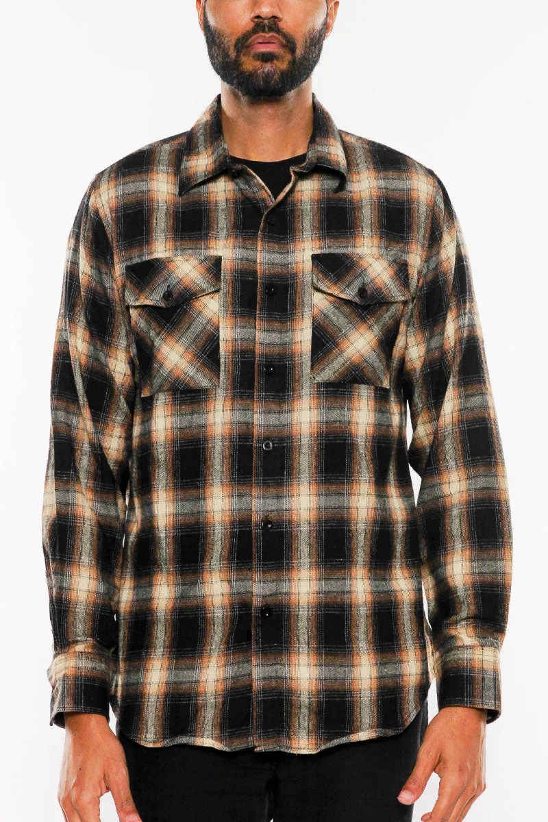 BRUSHED FLANNEL SHIRT