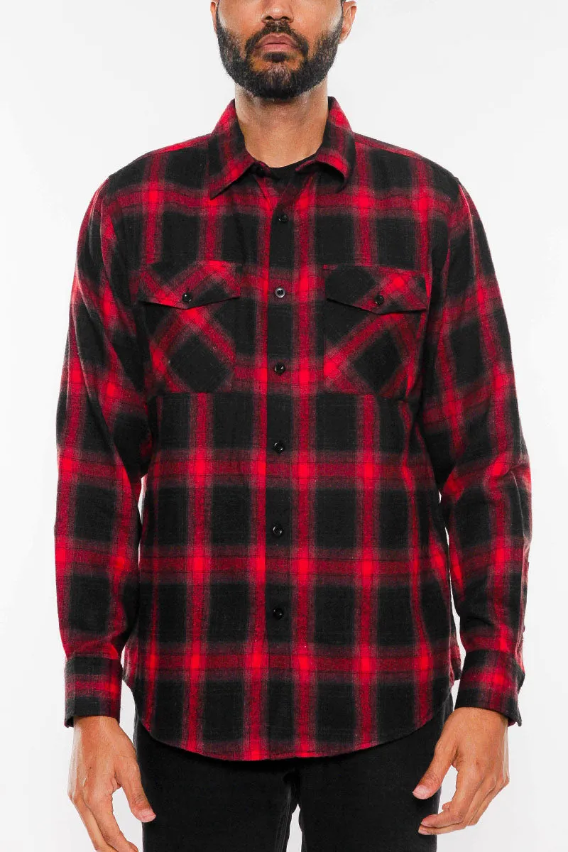 BRUSHED FLANNEL SHIRT