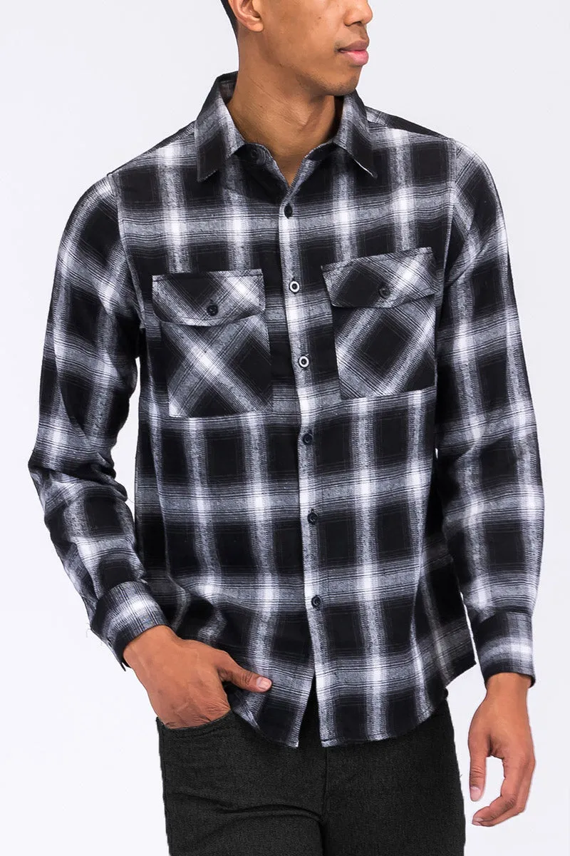 BRUSHED FLANNEL SHIRT