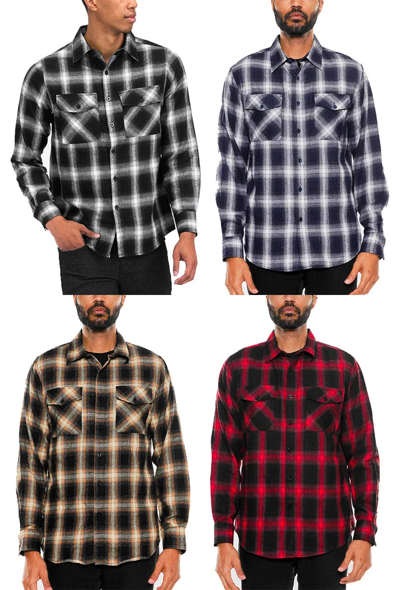 BRUSHED FLANNEL SHIRT