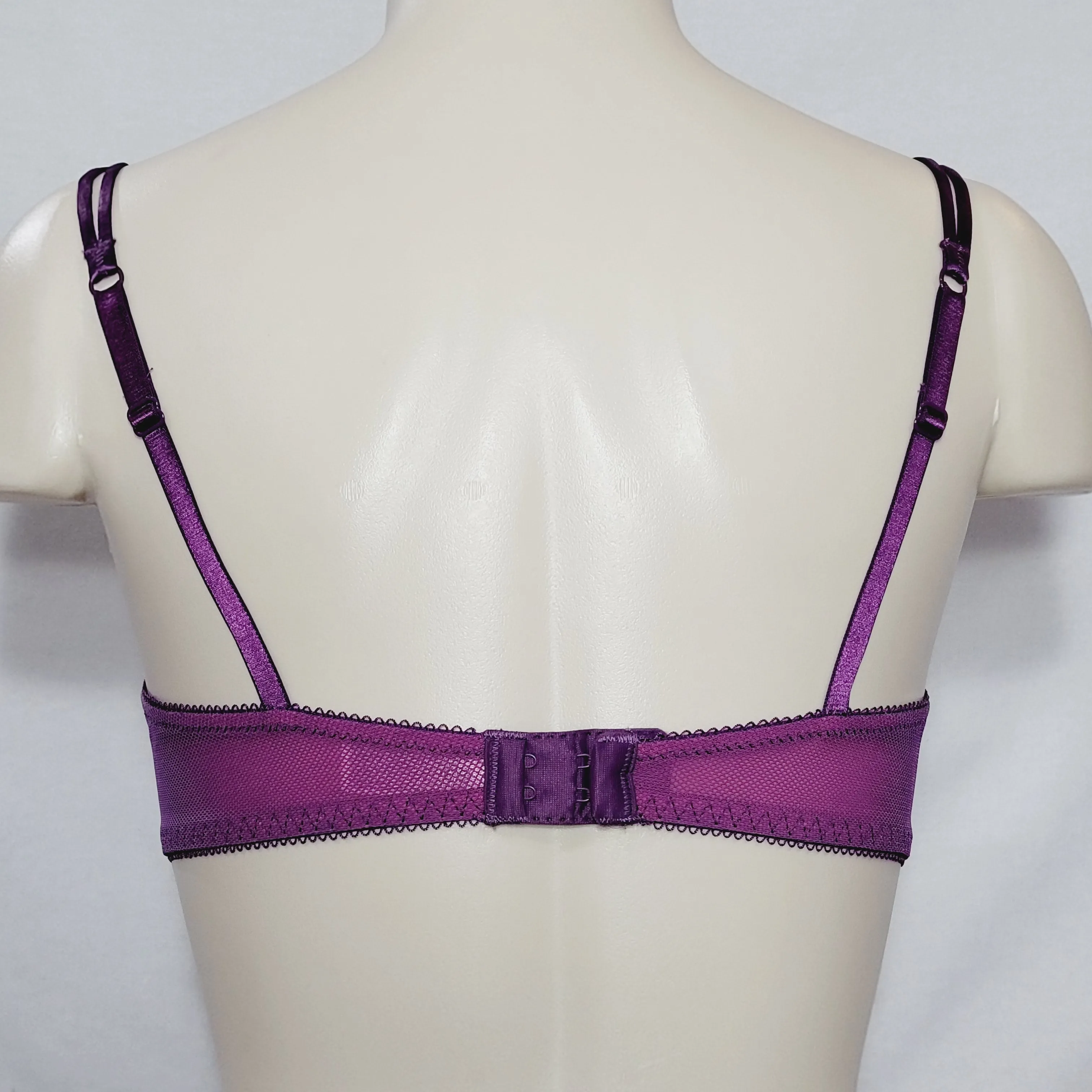 b.tempt'd by Wacoal 910244 Ciao Bella Lace Bralette XS X-SMALL Purple NWT