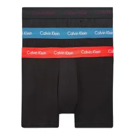 Calvin Klein Cotton Stretch Trunks - Purple/Blue Burst/Strawberry Field