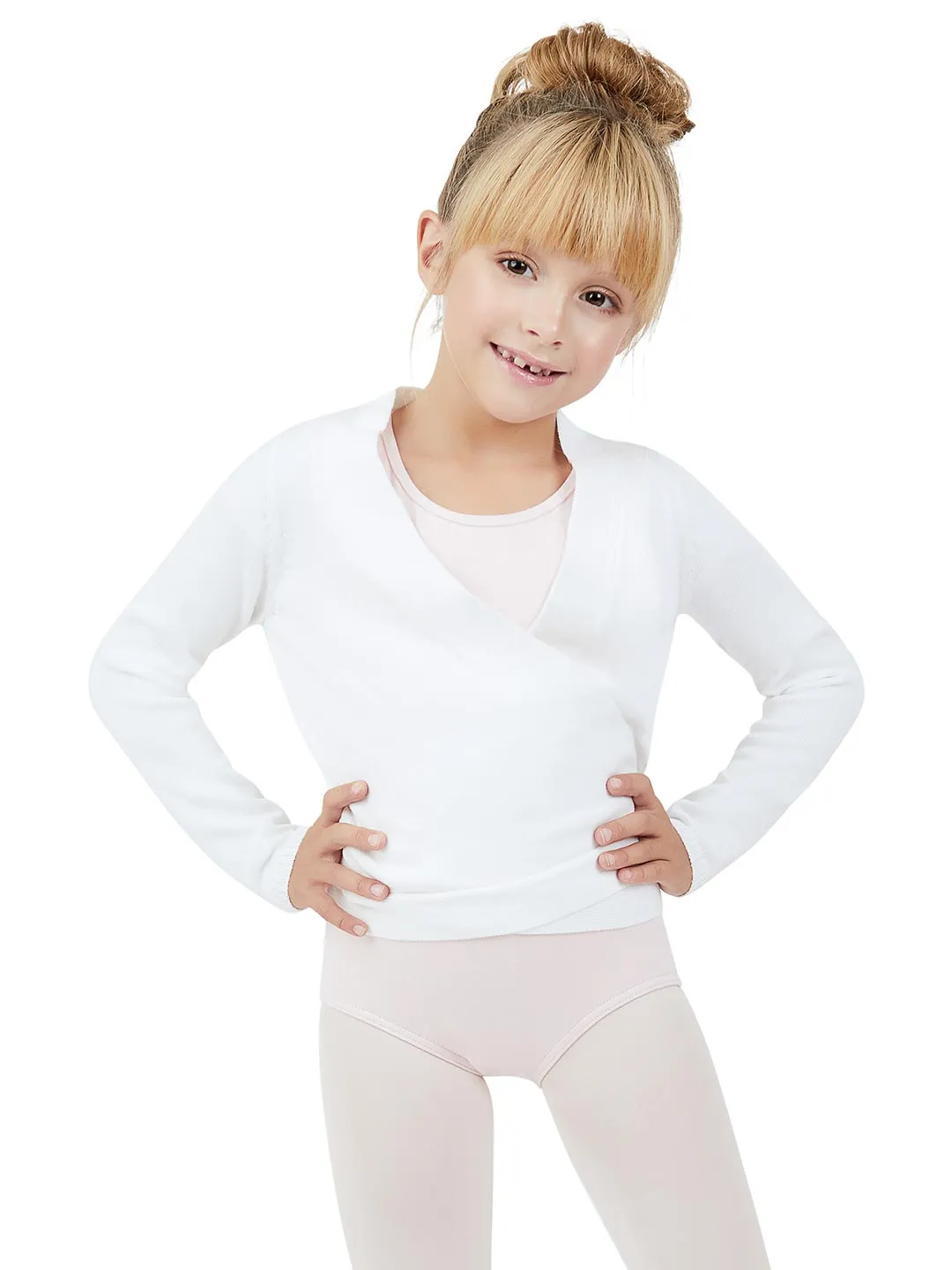 Capezio Kids Knit Wrap Sweater CK10949C