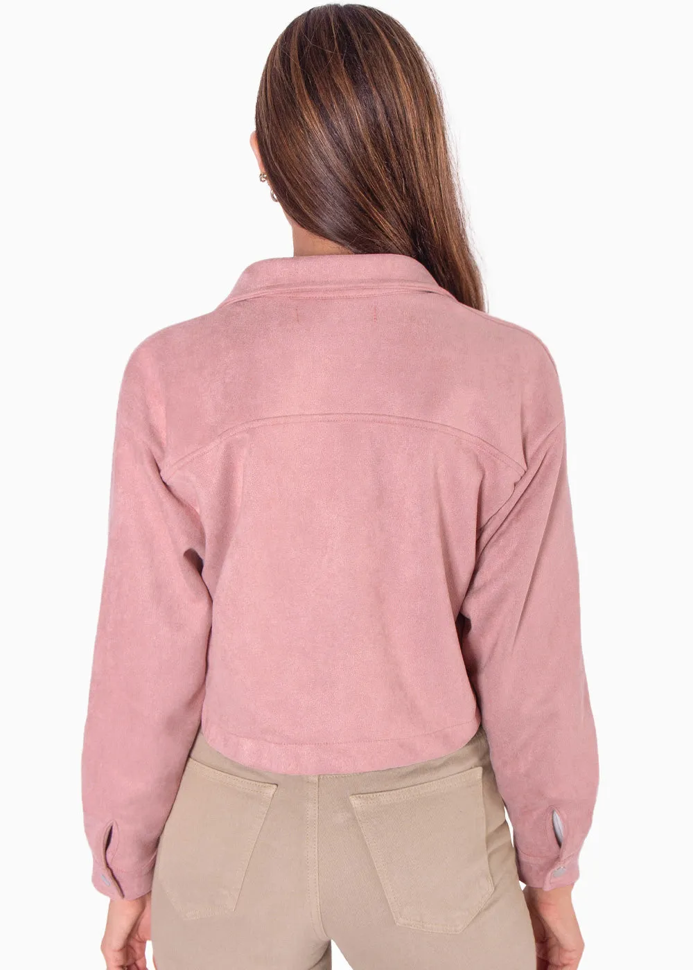 Chaqueta tipo gamuza corta - MADDELENA