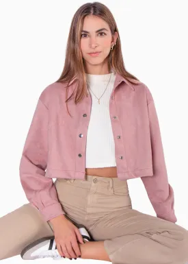Chaqueta tipo gamuza corta - MADDELENA