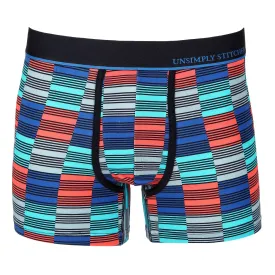 Checkered Stripe Boxer Trunk