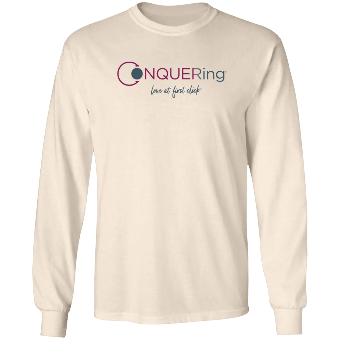 CONQUERing "Love at First Click" Long-sleeve T-shirt