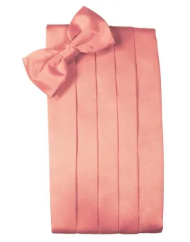 Coral Reef Luxury Satin Cummerbund