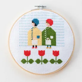 Cotton Clara : Cross Stitch Kit - Samantha Purdy Raincoats