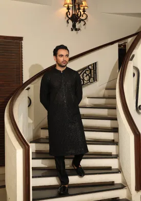 Couture Black Kurta Pajama
