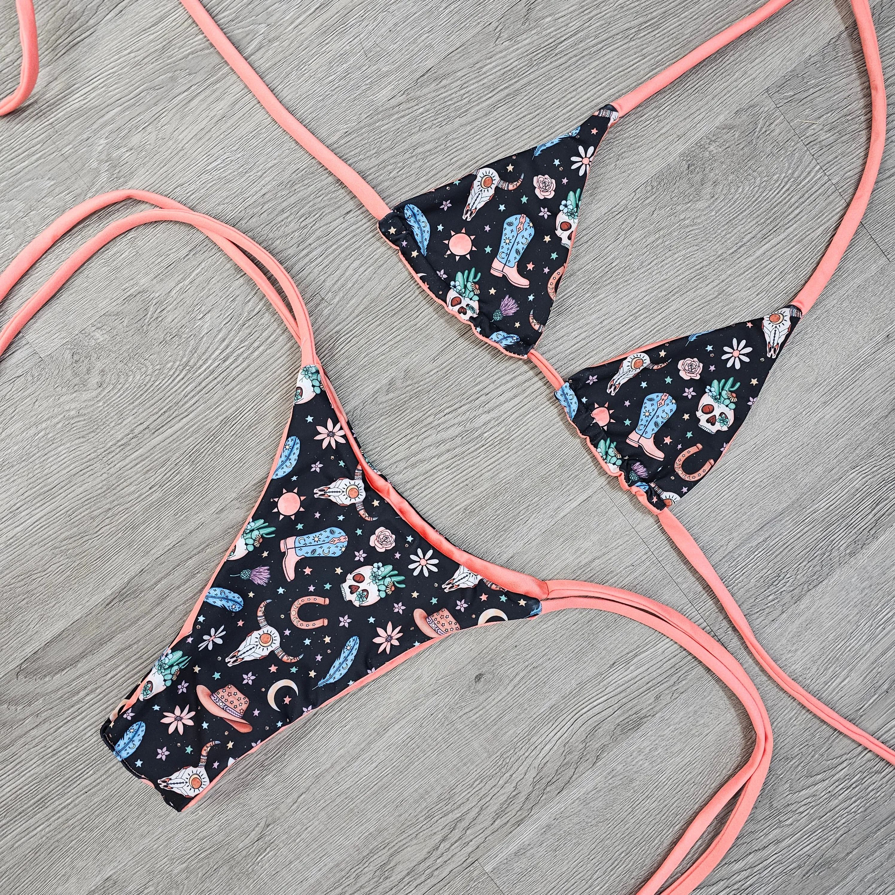 Dark Boho Vibrance Bali Bottoms