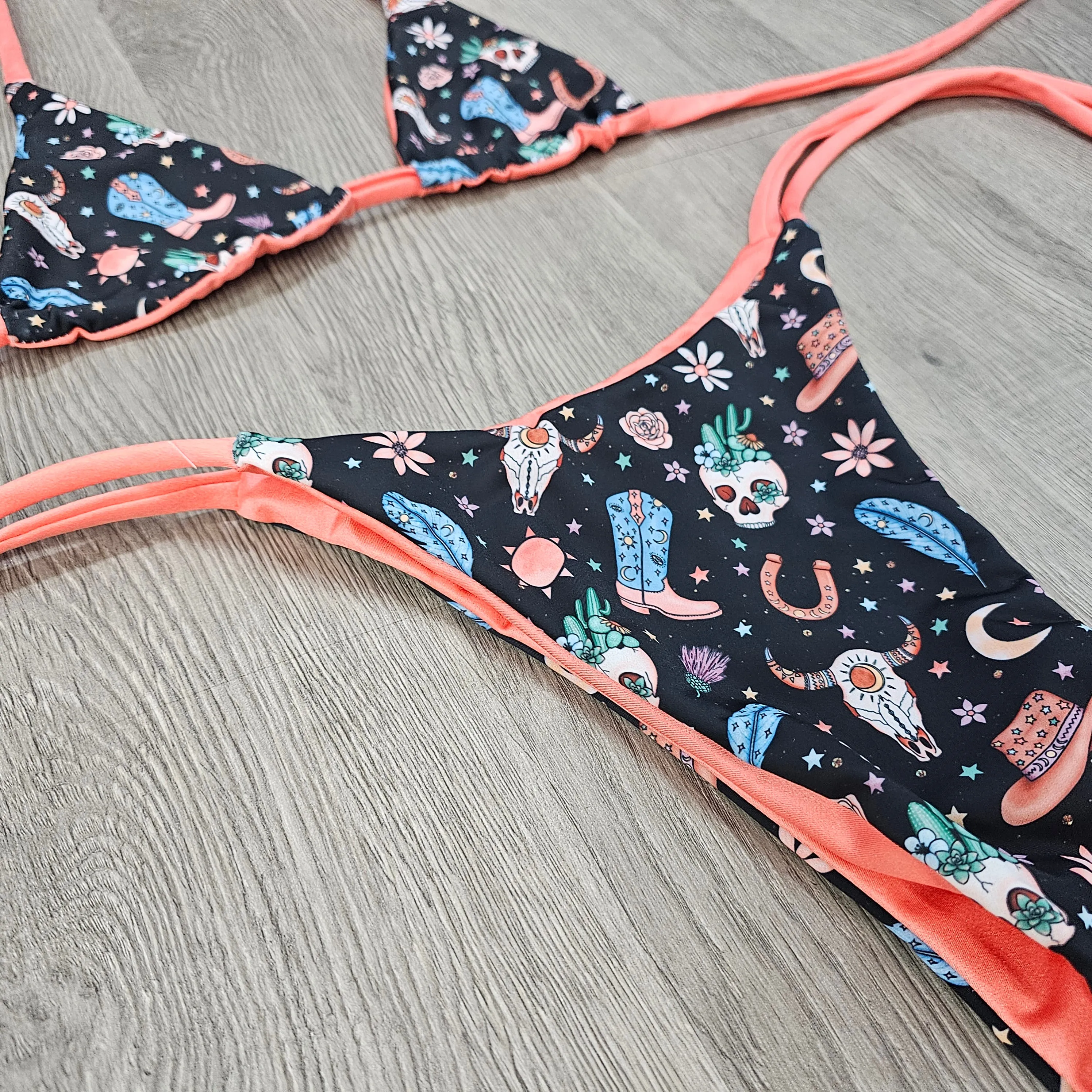 Dark Boho Vibrance Bali Bottoms