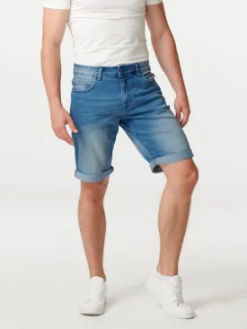 Denim Shorts - Blå